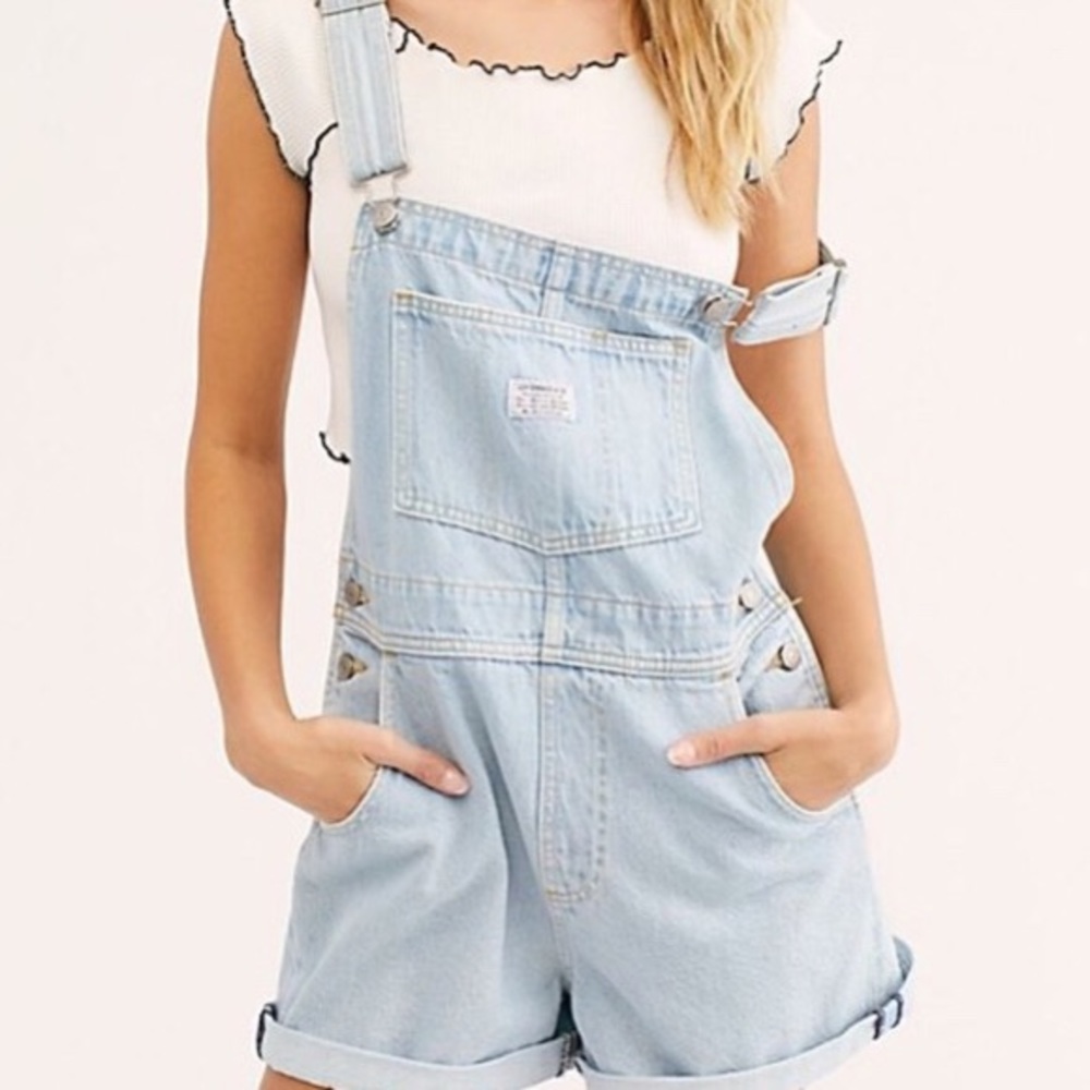 levis vintage shortalls